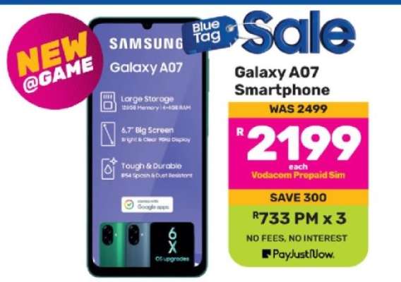 Galaxy A07 Smartphone