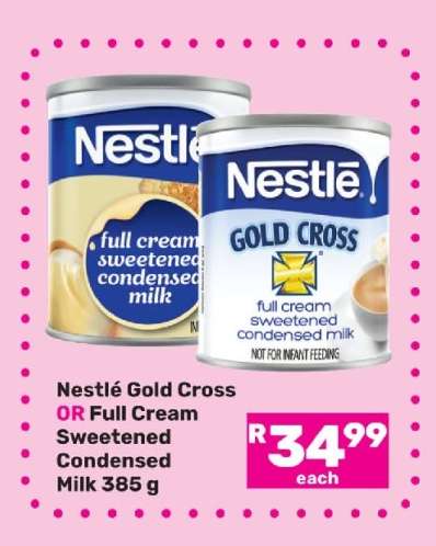 Nestlé Gold Cross OR Full Cream Sweetened Condensed Milk 385 g