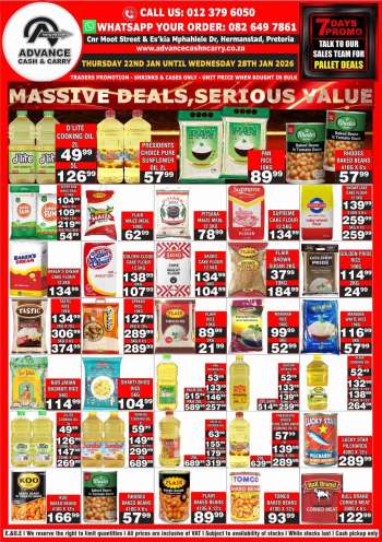 thumbnail - Advance Cash & Carry catalogue - Massive deals, serious value