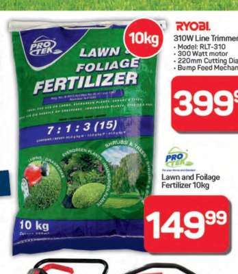 Lawn and Foliage Fertilizer 10kg