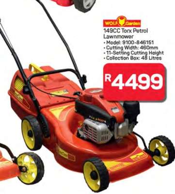 WOLF Garden 149CC Torx Petrol Lawnmower