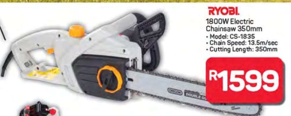 RYOBI 1800W Electric Chainsaw 350mm