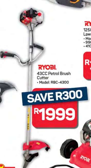 Ryobi 43cc Petrol Brush Cutter