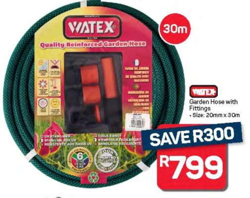 Watex Garden Hose with Fittings