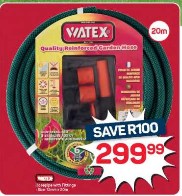Watex Quality Reinforced Garden Hose