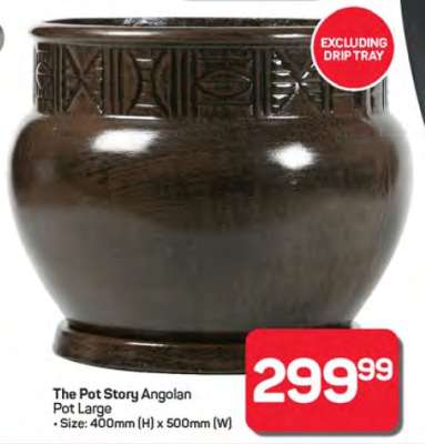 The Pot Story Angolan Pot Large