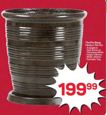 The Pot Story Medium Rib Pot