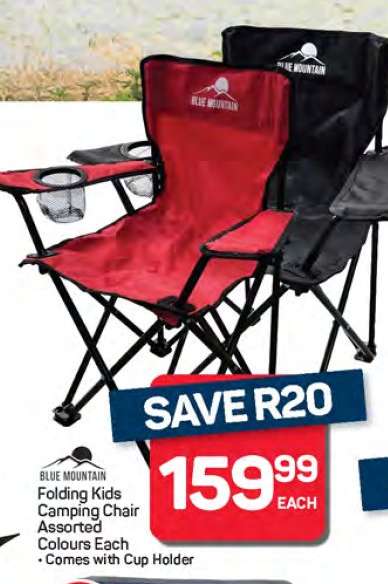 Blue Mountain Folding Kids Camping Chair