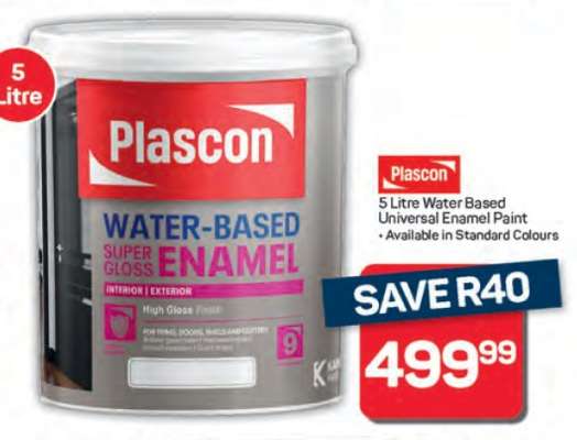 Plascon Water-Based Enamel