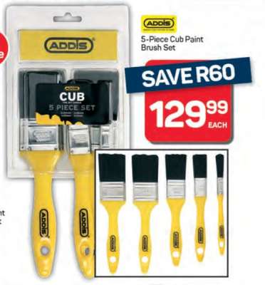ADDIS 5-Piece Cub Paint Brush Set