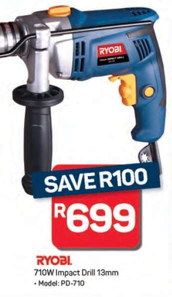 RYOBI 710W Impact Drill 13mm
