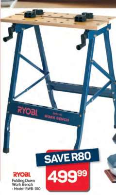 RYOBI Folding Down Work Bench