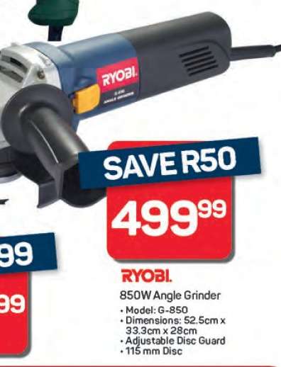 RYOBI 850W Angle Grinder