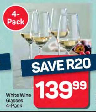 White Wine Glasses 4-Pack