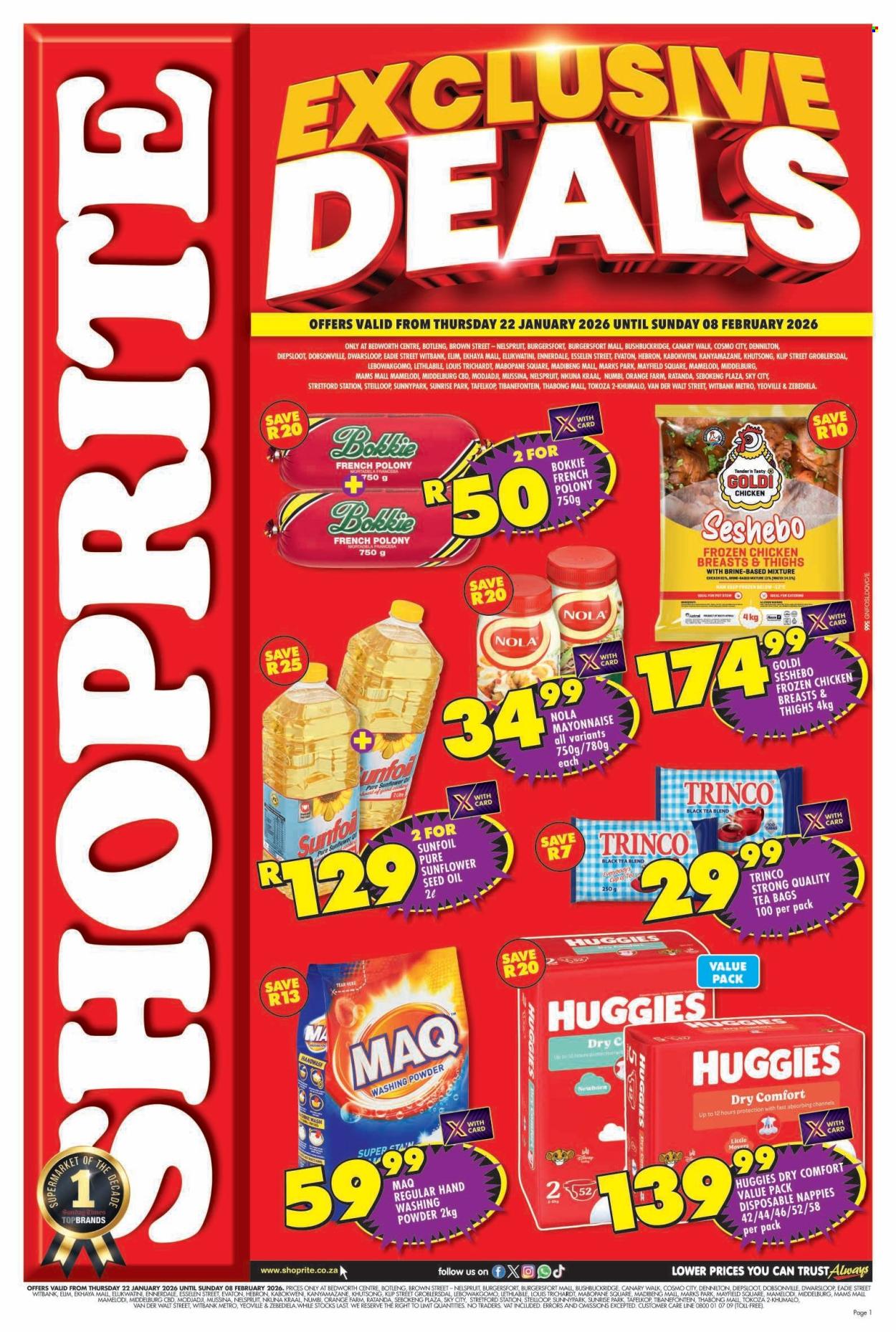 Shoprite specials - 22/01/2026 - 08/02/2026. Page 1