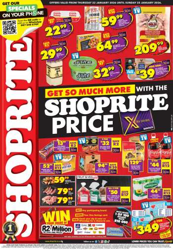 Shoprite catalogue  - 22/01/2026 - 25/01/2026.