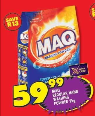 MAQ Regular Hand Washing Powder 2kg