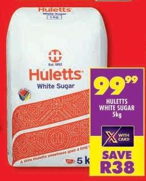 HULETTS WHITE SUGAR 5kg