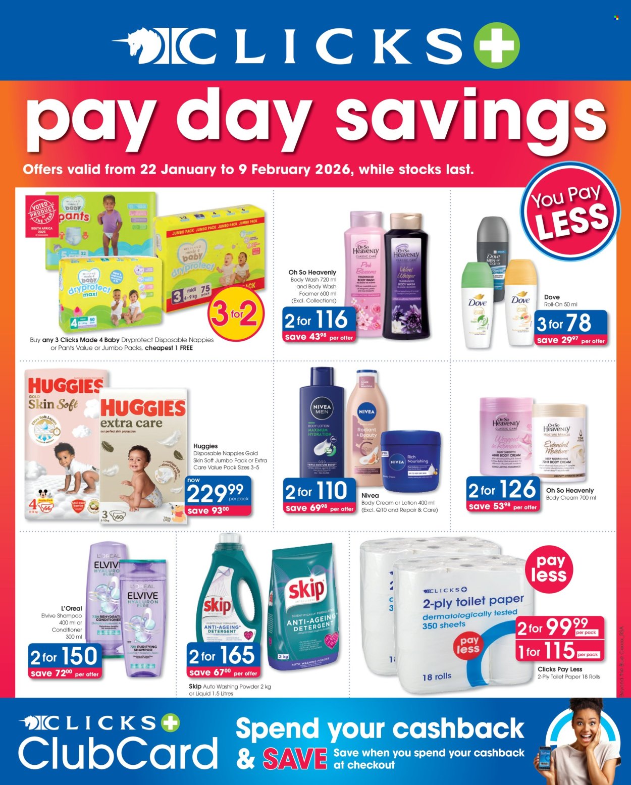 Clicks specials - 22/01/2026 - 09/02/2026. Page 1