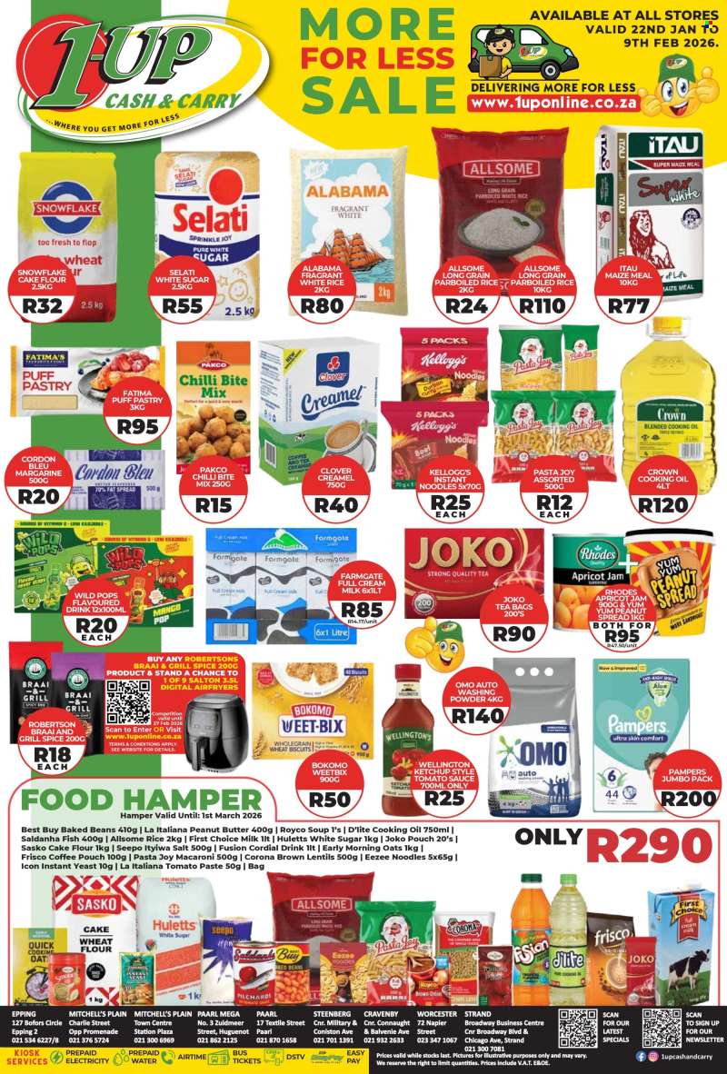 1UP Cash & Carry catalogue  - 22/01/2026 - 09/02/2026.