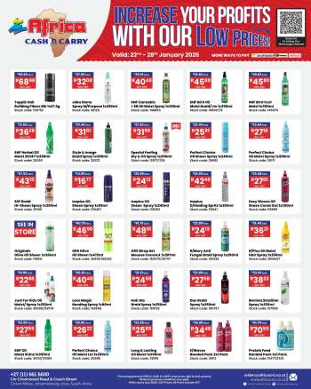 Africa Cash & Carry catalogue  - 22/01/2026 - 28/01/2026.