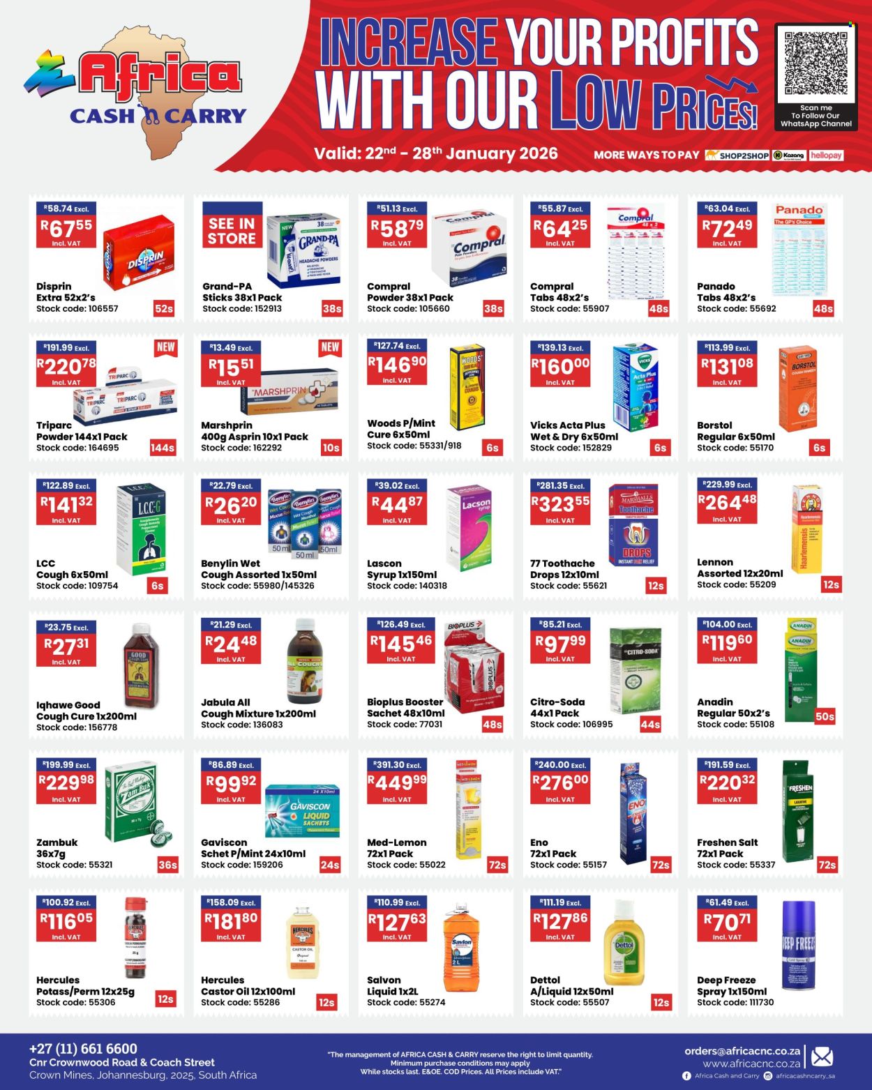 Africa Cash & Carry specials - 22/01/2026 - 28/01/2026. Page 8