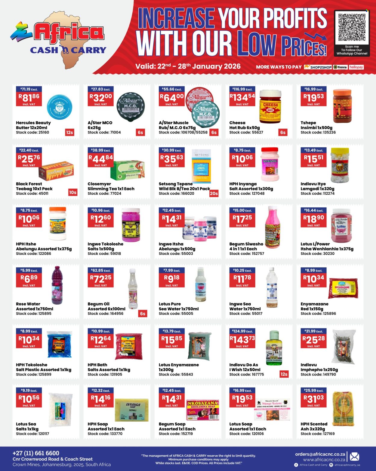 Africa Cash & Carry specials - 22/01/2026 - 28/01/2026. Page 14