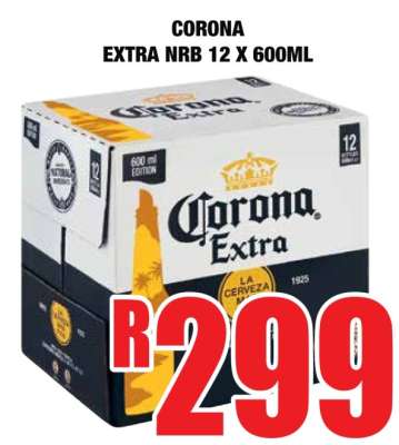 CORONA EXTRA NRB 12 X 600ML