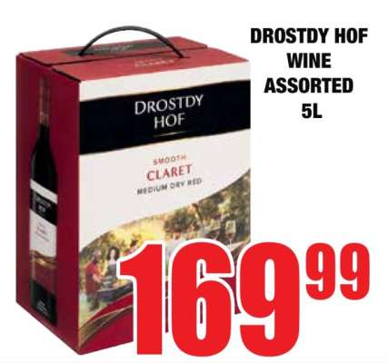 DROSTDY HOF Wine Assorted 5L