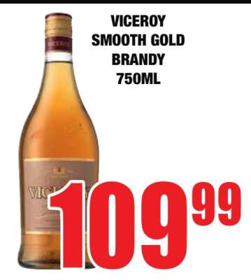 VICEROY SMOOTH GOLD BRANDY 750ML