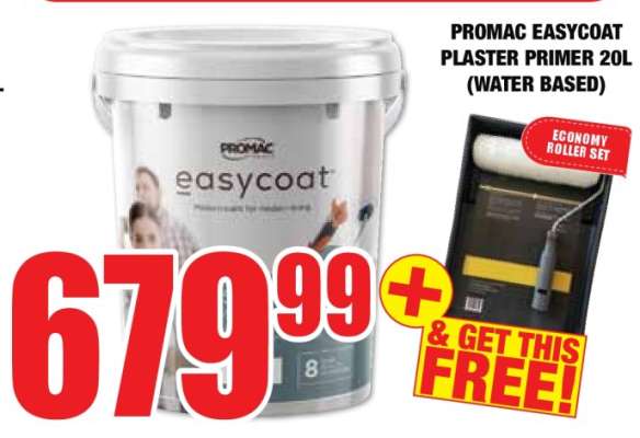 PROMAC EASYCOAT PLASTER PRIMER 20L (WATER BASED)