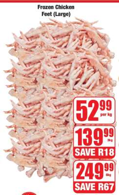 Frozen Chicken Feet (Large)