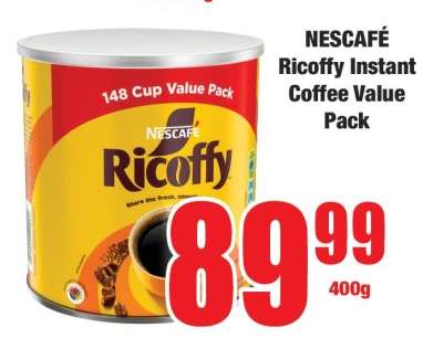 NESCAFÉ Ricoffy Instant Coffee Value Pack