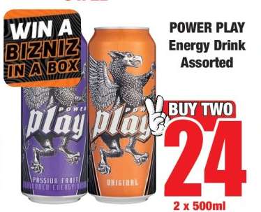 POWER PLAY Energy Drink Assorted