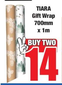 TIARA Gift Wrap 700mm x 1m