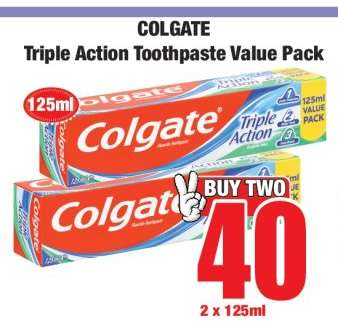 Colgate Triple Action Toothpaste Value Pack