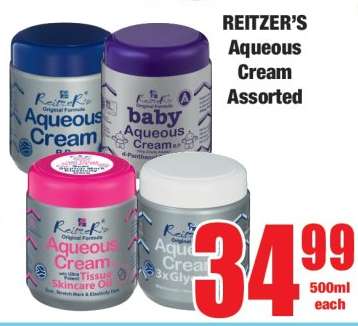 REITZER’S Aqueous Cream Assorted