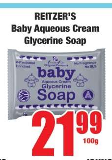 Reitzer's Baby Aqueous Cream Glycerine Soap