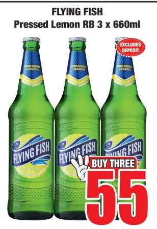FLYING FISH Pressed Lemon RB 3 x 660ml