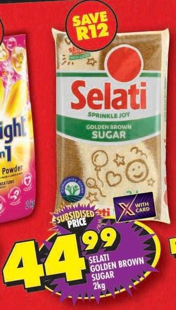 Selati Golden Brown Sugar 2kg