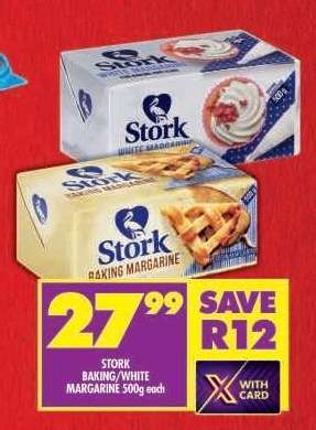 Stork Baking/White Margarine 500g