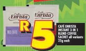Café Enrista Instant 3 in 1 Blend Coffee Sachet