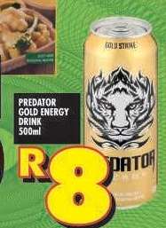 Predator gold energy drink 500ml