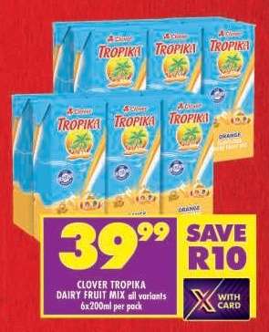Clover Tropika Dairy Fruit Mix