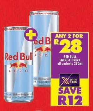 RED BULL ENERGY DRINK all variants 250ml
