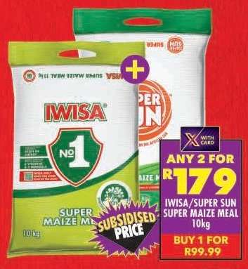 IWISA/SUPER SUN SUPER MAIZE MEAL 10kg