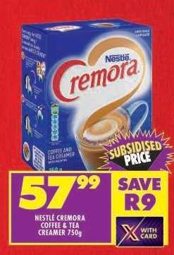 Nestlé Cremora Coffee & Tea Creamer 750g