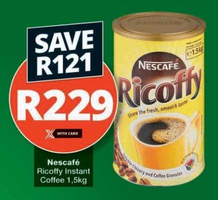 Nescafé Ricoffy Instant Coffee 1.5kg