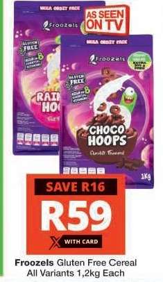 Froozels Gluten Free Cereal
