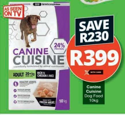 Canine Cuisine Dog Food 10kg